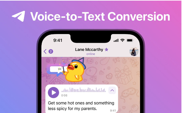 fitur telegram premium voice to text